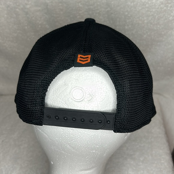 Mountain Ops Brown Hat with Antlers Mesh Snapback Adjustable - Picture 4 of 6